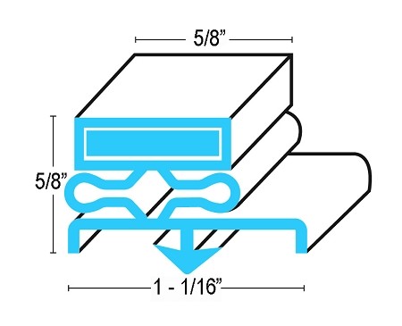 Continental 2-705 Gasket 22 1/2" x 25 1/2" 